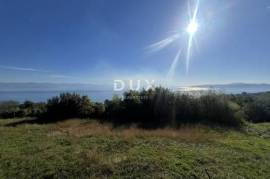 OPATIJA, MEDVEJA – Completely flat building land with panoramic sea views
