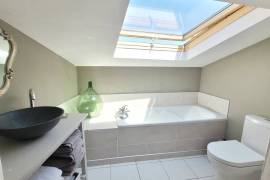 A Charming Sunny Village House With A Garage, Terraces And A Balcony. A Charming Sunny Village House With A Garage, Terraces And A Balcony.
