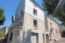 A Charming Sunny Village House With A Garage, Terraces And A Balcony.