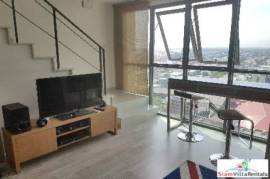 Ideo Mobi Sukhumvit 81 - Two Storey Loft Duplex with Unbelievable City Views for Rent in On Nut