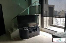 Rhythm 44/1 - One Bedroom Loft-style Duplex for Rent with City Views in Phra Khanong