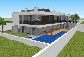 Contemporary Villa Under Construction with Sea Views near Porto de Mós Beach