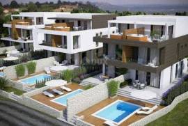 PAG, NOVALJA - Two bedroom apartment with pool in an urban villa,
