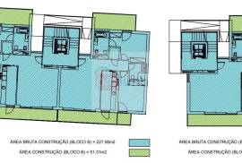 2 bedroom apartment under construction with excellent areas for sale in Cabanas de Tavira
