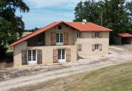 Country house with Gite to finish, Pyrenees views