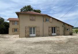 Country house with Gite to finish, Pyrenees views