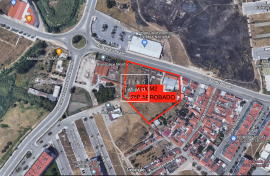 Land 6000m2, project approved for 28 apartments, Montijo, Setúbal