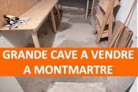 Grande cave saine de 12 m² (34 m³ utiles) – Montmartre, rue Lepic / Moulin Rouge
