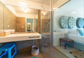 Apartment T1 + 2, located in the Eco Village, at Pestana Tróia Eco Resort. A tourist condominium, unique and exclusive, with 100 hectares in ecological reserve