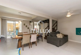 Excellent House in Condominium, Semi-furnished, 178m², For Sale, 3 Bedrooms, 1 Suite, 2 Parking Spaces, Mário Quintana, POA/RS