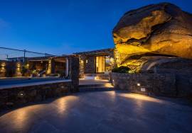 Luxury 3 Bed Lithos Cave Villa For sale in Agrari Mykonos