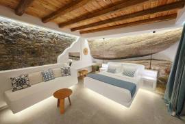 Luxury 3 Bed Lithos Cave Villa For sale in Agrari Mykonos