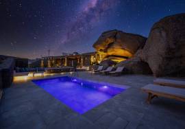 Luxury 3 Bed Lithos Cave Villa For sale in Agrari Mykonos