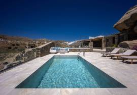 Luxury 3 Bed Lithos Cave Villa For sale in Agrari Mykonos
