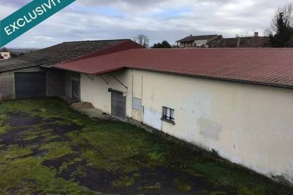 Ensemble de bâtiments de 1500 m2 centre Castillonnès.