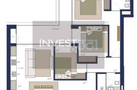 T3 with balcony, garden and 2 parking spaces in an exclusive condominium with private garden.