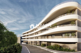 Three bedroom apartments in the initial phase of construction in Quarteira, Algarve