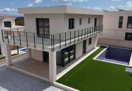 Modern home in Gran Alacant: 4 bedrooms, pool and private plot