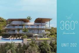 Tamarindo 360, Unit 202: Luxury Ocean-View Condo with Sunset Terrace, Pool & Prime Location