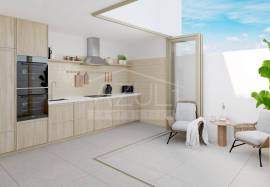 Approved project for two storey village house with patio Approved project for two storey village house with patio