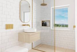 Approved project for two storey village house with patio Approved project for two storey village house with patio