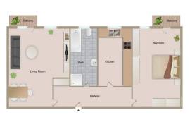 Vacant 2/3 Room Apartment with 2 Balconies Close to Schonhauser Allee Vacant 2/3 Room Apartment with 2 Balconies Close to Schonhauser Allee