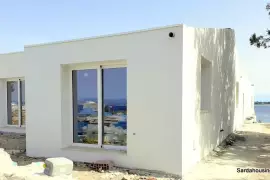 Seaside block of housing units in Carloforte, Sard