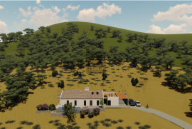 Land with approved project for a villa with amazing sea view near Estoi- Faro Land with approved project for a villa with amazing sea view near Estoi- Faro