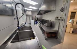 It is transferred takeaway food house with possibility of large terrace