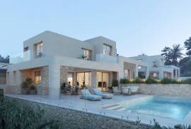 22 3 bedroom 3 bathroom new luxury villas 5 minutes from the town of Moraira