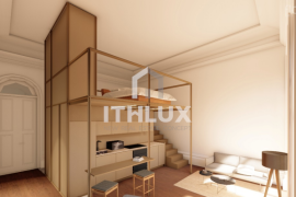 New 0 bedroom apartment with mezzanine in the heart of the city of Porto in the Bolhão area
