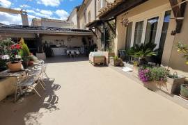 Unique Stone Maison De Maitre With One Habitable Flat, One Apartment To Renovate, A Huge Garage And A Super Terrace.