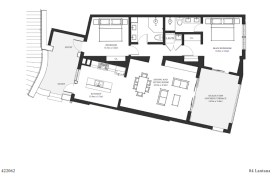 Lantana Residence 422062: Elegant 2-Bedroom Condo with Partial Ocean Views