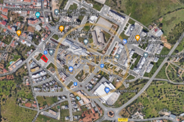 Land intended for urban housing construction, with the possibility of building 15 homes and a store, with a total area of ​​465 m2