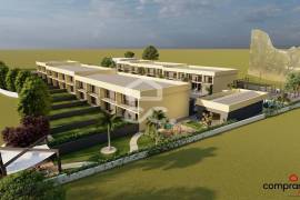 New 3 bedroom villa in a gated community with swimming pool, gardens and playground in Avelar.