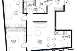 Apartment for rent in Riga, 80.00m2