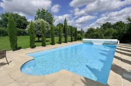 Superb 4-Bedroom Country House with Heated Pool and Private Tennis Court near Villefagnan - €375,000 Superb 4-Bedroom Country House with Heated Pool and Private Tennis Court near Villefagnan - €375,000