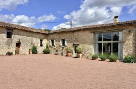 Superb 4-Bedroom Country House with Heated Pool and Private Tennis Court near Villefagnan - €375,000