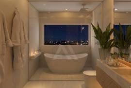 T4 duplex novo em Alcoitão com 327 m², garagem para 3 viaturas e jacuzzi.