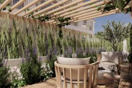 Apartamento T2 novo com garagem, terraço e condomínio fechado em Alcoitão, Cascais.