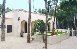 Luxury 2 bed Hacienda Style Tulum Villa For Sale in Los Arboles Tulum Mexico