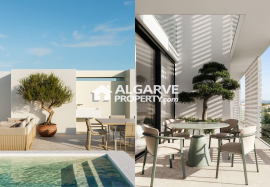 Luxury 2-Bedroom Duplex with Terrace Pool in the Center of Vilamoura – Botanica