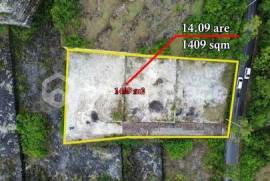 Elevated Ungasan Land — 1,409 sqm Leasehold with Achievable Ocean Views, Ten Minutes from Melasti Beach