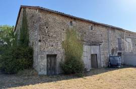 Large Stone Barn With Garden Near Ruffec - €34,000 Large Stone Barn With Garden Near Ruffec - €34,000