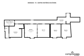 3-Bedroom Apartment on the 2nd Floor in Évora's Historic Center 3-Bedroom Apartment on the 2nd Floor in Évora's Historic Center