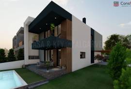 3+1 Bedroom Detached House with Pool, Barbecue and Excellent Finishes