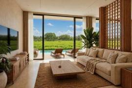 Modern 1BR Duplex w/ Private Pool, Ricefield Views, and Full Furnishing