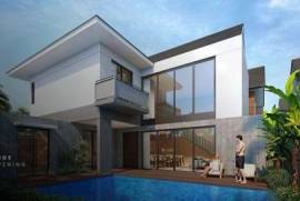 Modern 3+1BR Off-Plan Pool Villa w/ Private Pool, Wide-Opening Living Area & Gated Resort Cluster