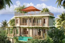 Modern 3BR Rooftop Villa w/ Rice-Field Views, Jungle Setting & Private Rooftop Terrace