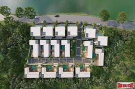 New Two & Three Storey Private Pool Villas with Lake Views for Sale in Laguna, Phuket